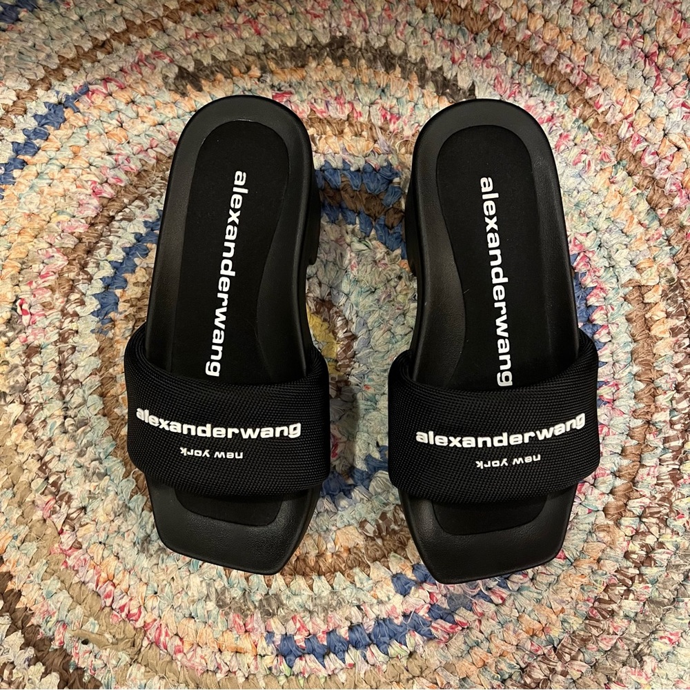 Alexander Wang platform slides